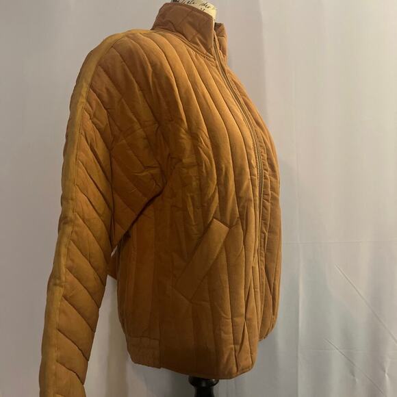 Disamer Tan Light Weight Quilted Jacket - Picture 4 of 10